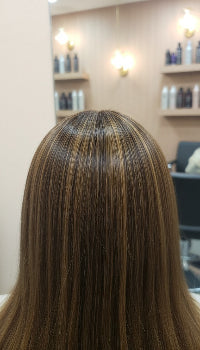 Style: H953LB Human Hair Prosthetic Wig, 22" Custom