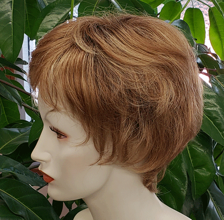 RX 12-24 Prosthetic Wig 100% Hand Tied with Lace Front