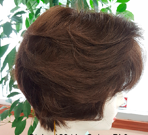RX 12-24 Prosthetic Wig 100% Hand Tied with Lace Front