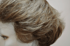 RX ANI 100% Hand tied, Lite Weight, Fine Monofilamant Prosthetic Syn. Fiber Wig