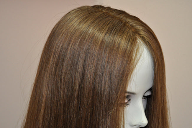 R/X 978E French Lace Self Adjusting Cap, Made With Non-Slip Skin Base & Remy Human Hair - Prosthetic Wig