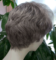 RX ANI 100% Hand tied, Lite Weight, Fine Monofilamant Prosthetic Syn. Fiber Wig