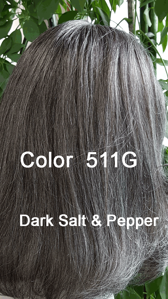 Human Hair 953L 22" Human Hair Wig