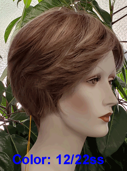 Clearance Model 6-45 (Available To Order On-Line Only) 100% hand-tied and features an invisible lace front hairline and monofilament top construction.