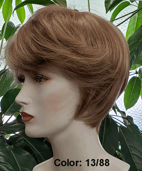 Clearance Model 6-45 (Available To Order On-Line Only) 100% hand-tied and features an invisible lace front hairline and monofilament top construction.