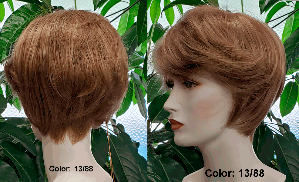 Clearance Model 6-45 (Available To Order On-Line Only) 100% hand-tied and features an invisible lace front hairline and monofilament top construction.