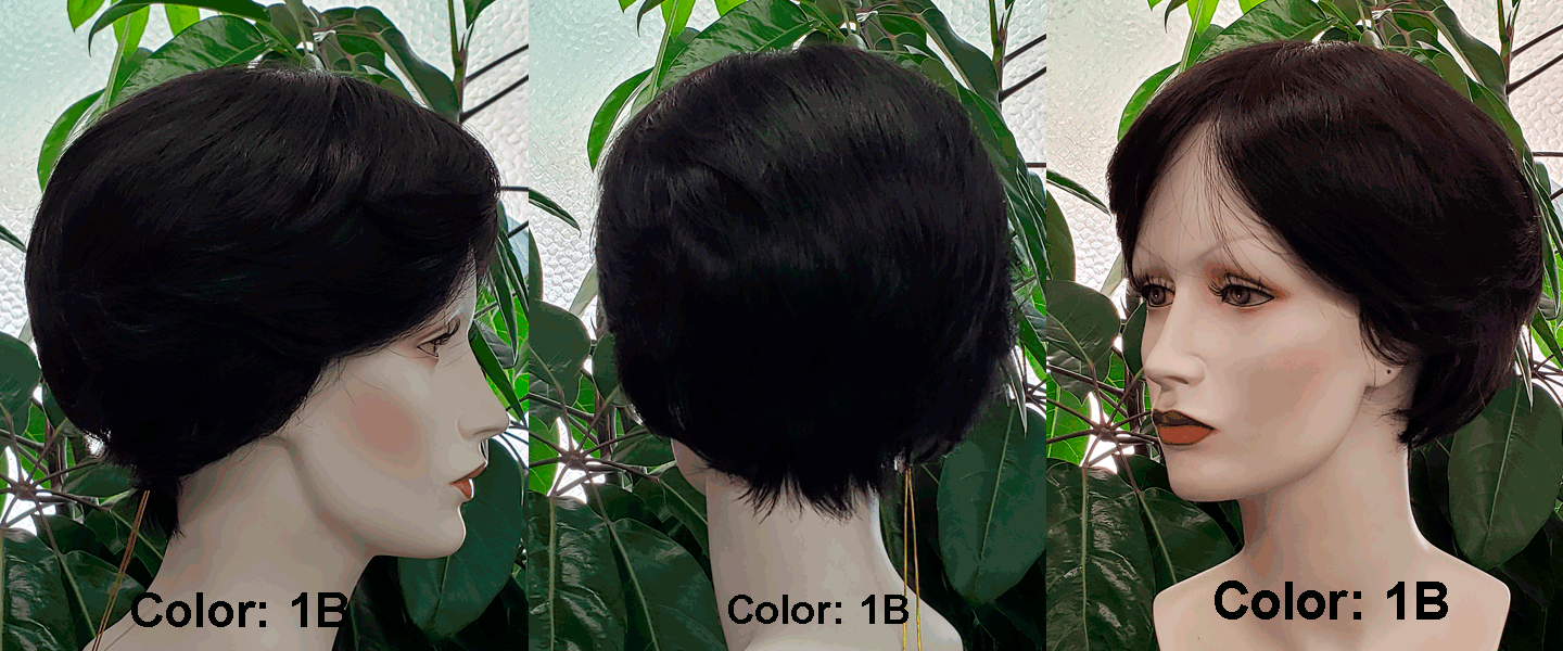 Clearance Model 6-45 (Available To Order On-Line Only) 100% hand-tied and features an invisible lace front hairline and monofilament top construction.