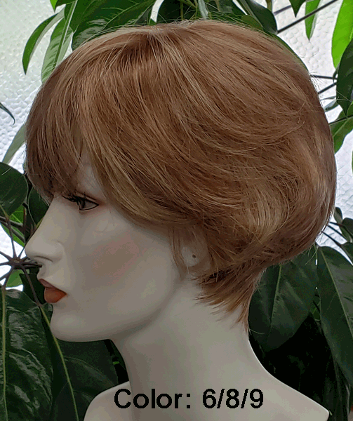 Clearance Model 6-45 (Available To Order On-Line Only) 100% hand-tied and features an invisible lace front hairline and monofilament top construction.