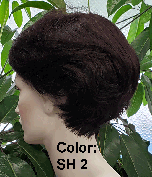 Clearance Model 6-45 (Available To Order On-Line Only) 100% hand-tied and features an invisible lace front hairline and monofilament top construction.