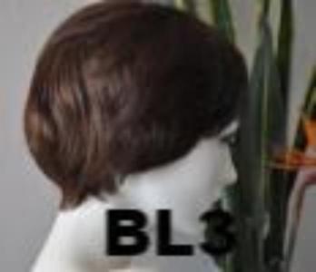 Clearance Model 6-45 (Available To Order On-Line Only) 100% hand-tied and features an invisible lace front hairline and monofilament top construction.
