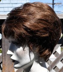 RX ANI 100% Hand tied, Lite Weight, Fine Monofilamant Prosthetic Syn. Fiber Wig
