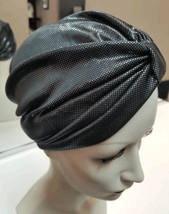 Hats Metallic Turbans
