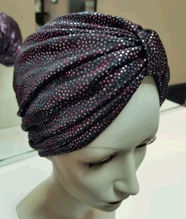 Hats Metallic Turbans