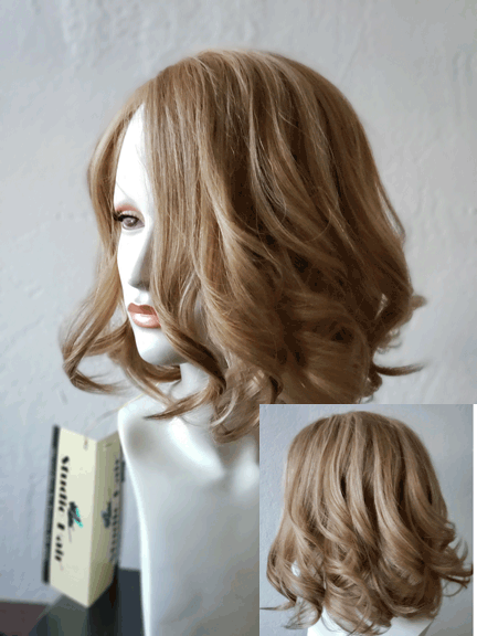 R/X ELZ L Human Hair 100% hand-tied with monofilament top with a French Lace front hairline.
