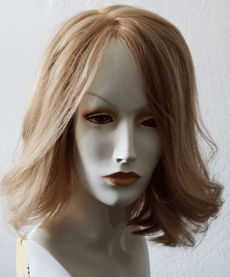 R/X ELZ L Human Hair 100% hand-tied with monofilament top with a French Lace front hairline.