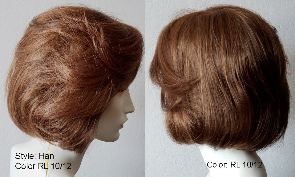 RX HAN 100% Hand tied, Lite Weight, Fine Monofilamant with non slip silicon tabs Prosthetic Wig "70% OFF Inventory Clearance Sale!!!!!!" Reg. $525 NOW! $157.50