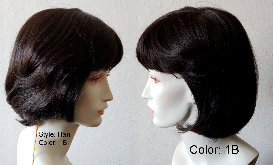 RX HAN 100% Hand tied, Lite Weight, Fine Monofilamant with non slip silicon tabs Prosthetic Wig "70% OFF Inventory Clearance Sale!!!!!!" Reg. $525 NOW! $157.50