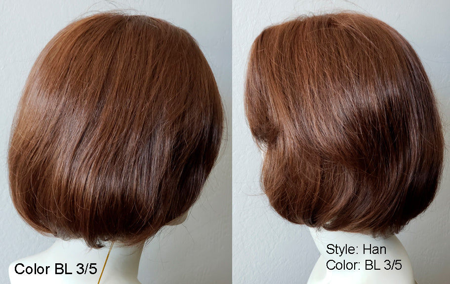 RX HAN 100% Hand tied, Lite Weight, Fine Monofilamant with non slip silicon tabs Prosthetic Wig "70% OFF Inventory Clearance Sale!!!!!!" Reg. $525 NOW! $157.50