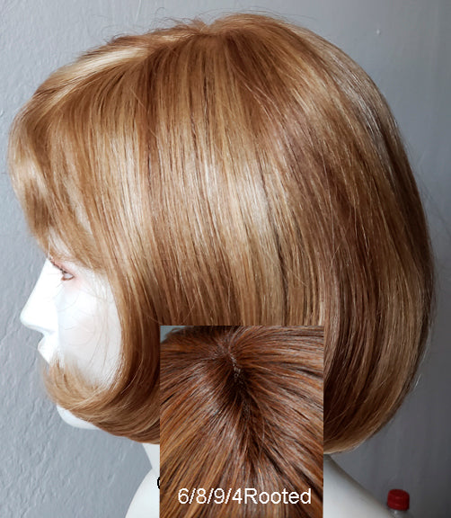 RX HAN 100% Hand tied, Lite Weight, Fine Monofilamant with non slip silicon tabs Prosthetic Wig "70% OFF Inventory Clearance Sale!!!!!!" Reg. $525 NOW! $157.50