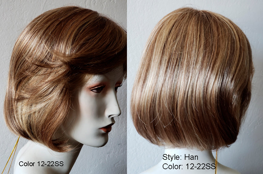 RX HAN 100% Hand tied, Lite Weight, Fine Monofilamant with non slip silicon tabs Prosthetic Wig "70% OFF Inventory Clearance Sale!!!!!!" Reg. $525 NOW! $157.50