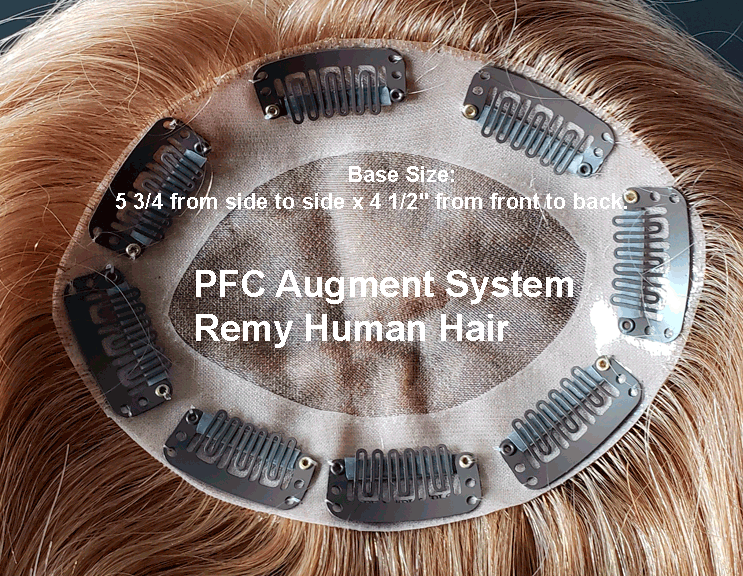 R/X PFC 100% Remy Human Hair Hair Length: 10-12" Augment System.