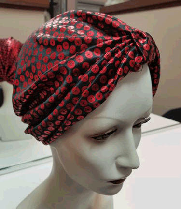 Hats Metallic Turbans