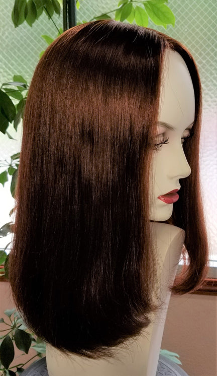 R/X 978E French Lace Self Adjusting Cap, Made With Non-Slip Skin Base & Remy Human Hair - Prosthetic Wig