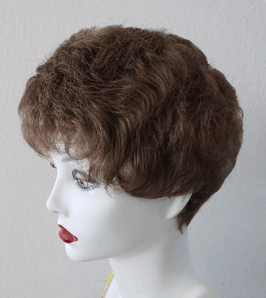 RX SPKS 100% Hand tied,Lite Weight,Fine Monofilamant & Lace Prosthetic Wig