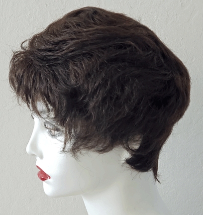 RX SPKS 100% Hand tied,Lite Weight,Fine Monofilamant & Lace Prosthetic Wig