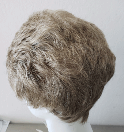 RX SPKS 100% Hand tied,Lite Weight,Fine Monofilamant & Lace Prosthetic Wig