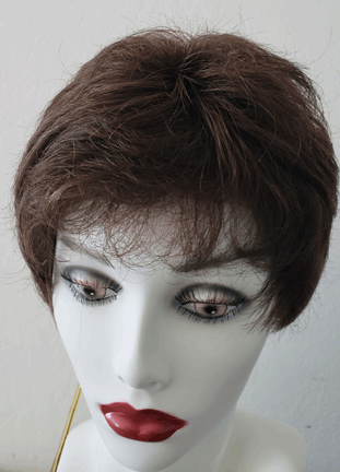 RX SPKS 100% Hand tied,Lite Weight,Fine Monofilamant & Lace Prosthetic Wig