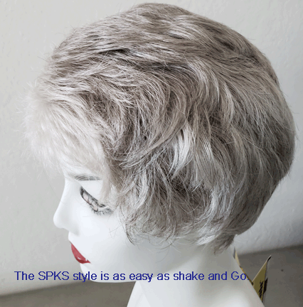 RX SPKS 100% Hand tied,Lite Weight,Fine Monofilamant & Lace Prosthetic Wig