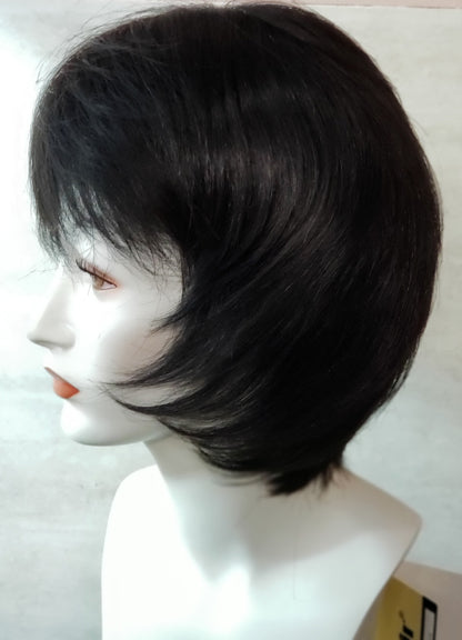 RX New VAL 100% hand tied with Synthetic Fiber Prosthetic Wig "70% OFF Inventory Clearance Sale!!!!!!" Reg. $525 NOW! $157.50