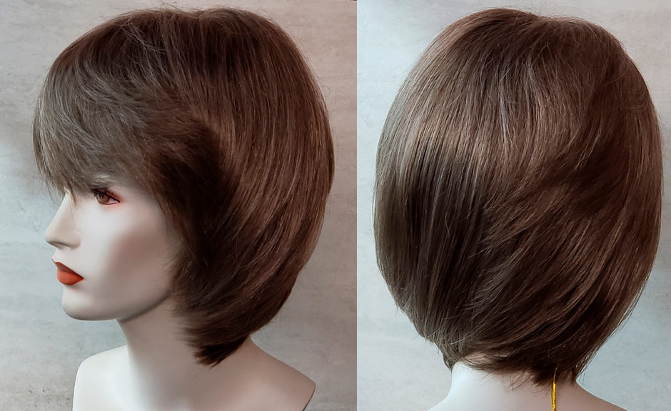 RX New VAL 100% hand tied with Synthetic Fiber Prosthetic Wig "70% OFF Inventory Clearance Sale!!!!!!" Reg. $525 NOW! $157.50