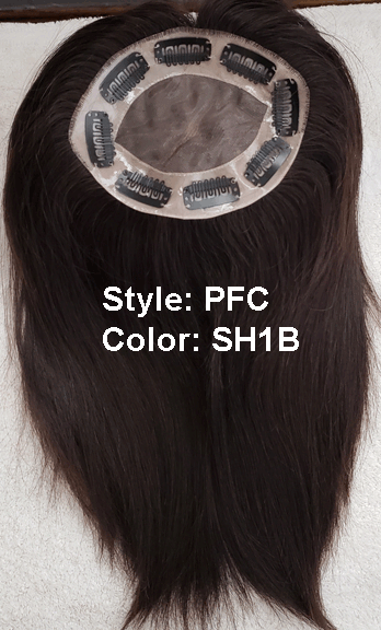 R/X PFC 100% Remy Human Hair Hair Length: 10-12" Augment System.