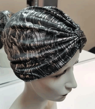 Hats Metallic Turbans
