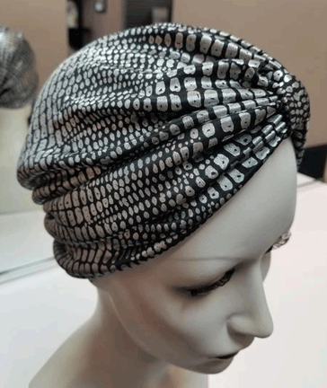 Hats Metallic Turbans