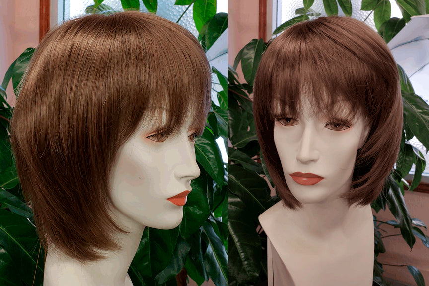 RX New VAL 100% hand tied with Synthetic Fiber Prosthetic Wig "70% OFF Inventory Clearance Sale!!!!!!" Reg. $525 NOW! $157.50