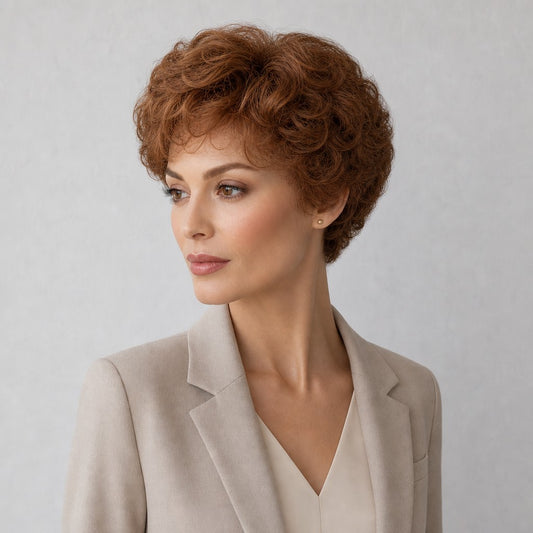 RX DIA 100% Hand tied, Lite Weight, Fine Monofilamant Prosthetic Wig