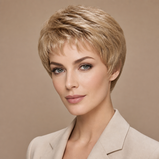 RX SPKS  100% Hand tied,Lite Weight,Fine Monofilamant & Lace Prosthetic Wig