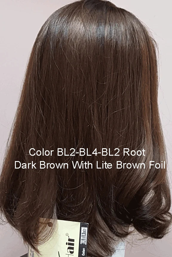 R/X 953 100% Remy Human Hair & Hand Tied Prosthetic Wig