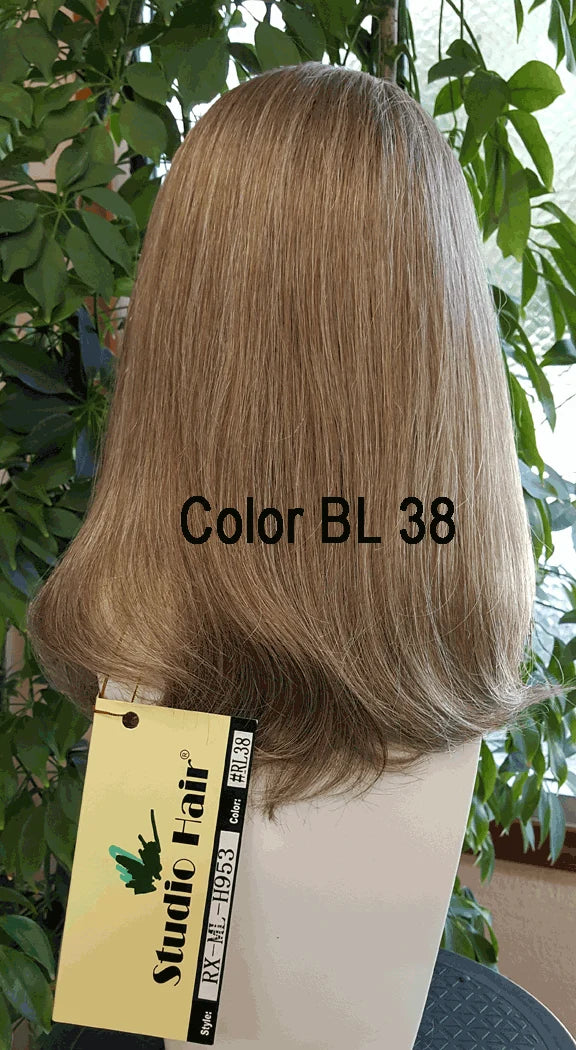 R/X 953 100% Remy Human Hair & Hand Tied Prosthetic Wig