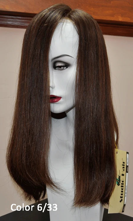 R/X 953 100% Remy Human Hair & Hand Tied Prosthetic Wig