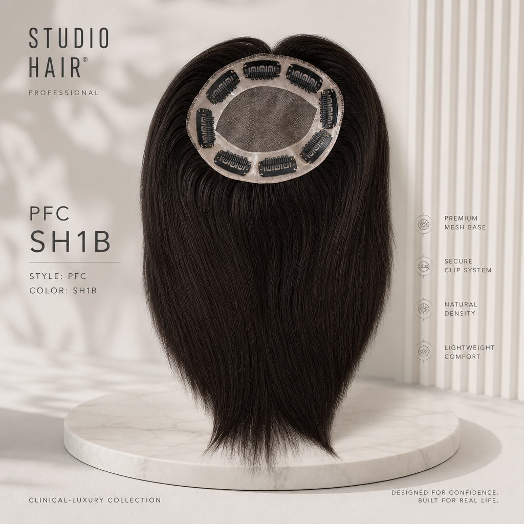 R/X PFC 100%  Remy Human Hair  Hair Length: 10-12" Augment System.