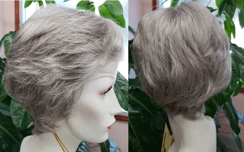 RX 12-24 Prosthetic Wig 100% Hand Tied with Lace Front