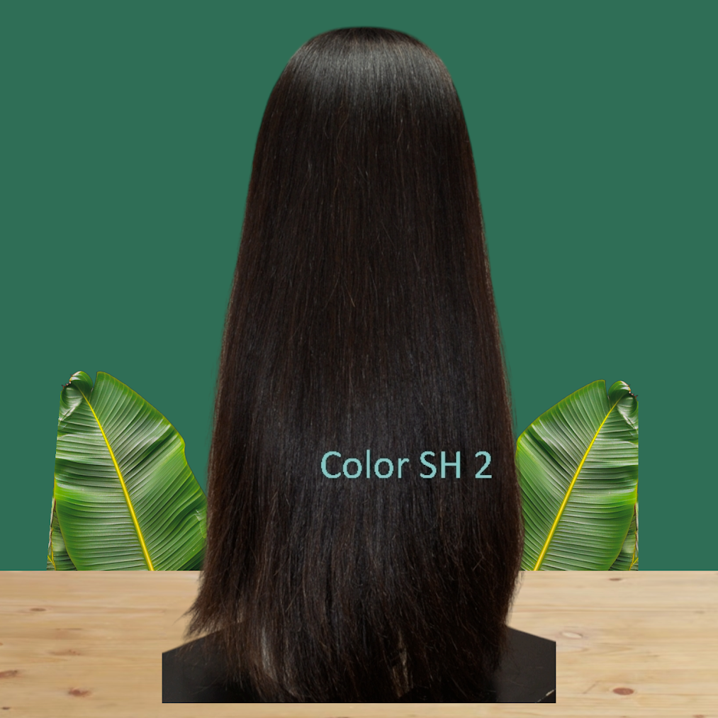 Human Hair 953L  22" Human Hair Wig