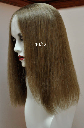 Human Hair 953L  22" Human Hair Wig