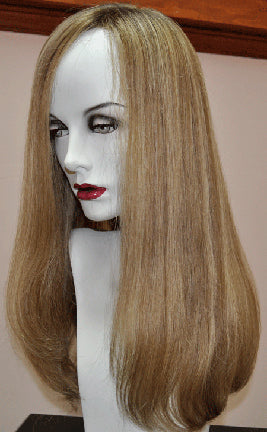 Human Hair 953L  22" Human Hair Wig