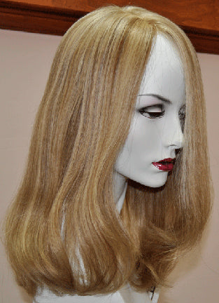 Human Hair 953L  22" Human Hair Wig