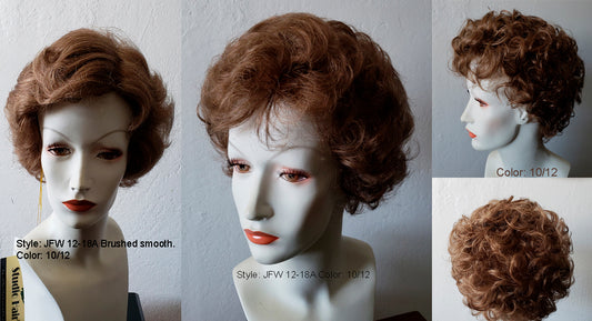 RX JFW12-23 100% Hand-Tied Prosthetic Wig